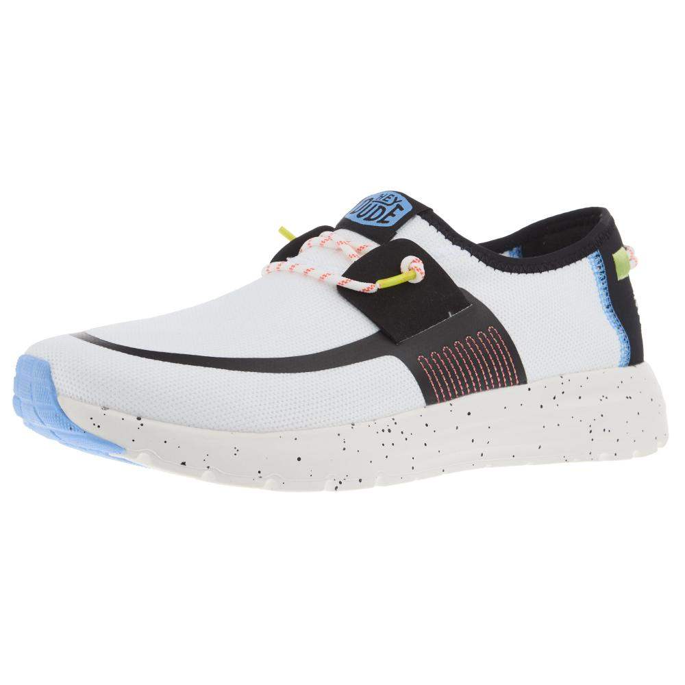 Hey Dude Mens Sirocco White Tennis Shoe