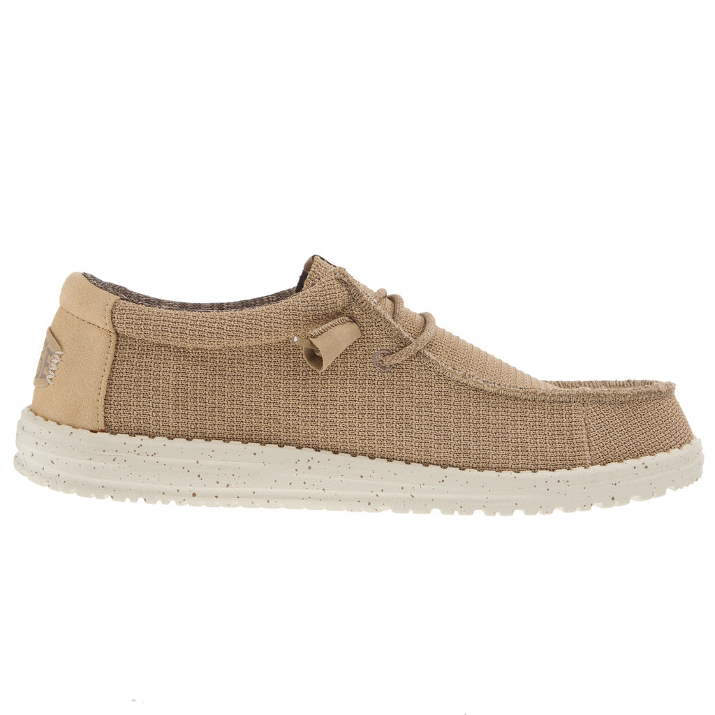 Hey Dude Mens Wally Sport Mesh Tan Causal Shoe